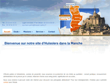 Tablet Screenshot of huissier-cherbourg-valognes.com